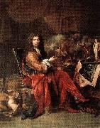 Nicolas de Largilliere Charles Le Brun painting